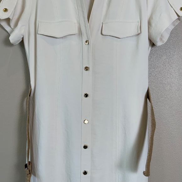 ZARA Belted Midi Shirt Dress - Picture 9 of 16